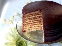 18 layer cake with chocolate icing recipe
