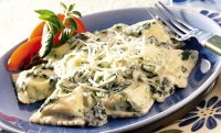 Alfredo steak tips and ravioli recipe