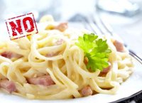 Alla panna vs carbonara recipe