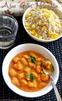 Aloo gobi masala gravy recipe vahrehvah rava