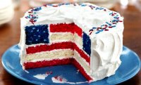 American flag layer cake recipe