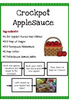 Applesauce recipe for kids to make