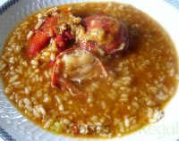 Arroz caldoso con bogavante recipe