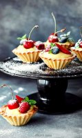 Babeczki z owocami i mascarpone recipe