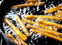 Battered sweet potato fries recipe