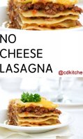 Beef lasagna recipe no cheese