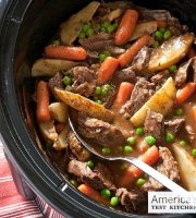 Beef tips slow cooker stew recipe