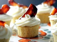 Beer batter bacon maple cupcakes recipe