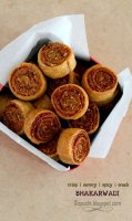 Bhakarwadi recipe with step by step pictures to draw