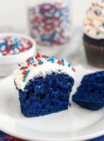 Blue velvet cupcakes recipe with cake mix