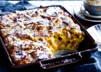 Bread and butter recipe pudding cool