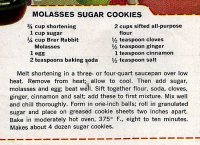 Brer rabbit molasses sugar cookies recipe