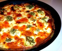 Broccoli quiche recipe with cottage cheese