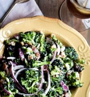 Broccoli raisin onion salad recipe