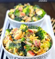 Broccoli salad recipe with apple cider vinegar