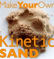 Brookstone kinetic sand recipe with baby