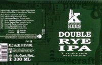 Brouwerij kees double rye ipa recipe