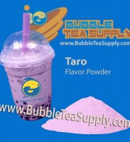 Bubble tea recipe with flavor powders