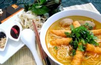 Bun suong tom gio heo recipe