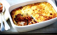 Butternut squash moussaka recipe eggplant