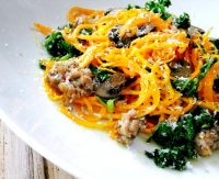 Butternut squash noodle recipe spiralizer