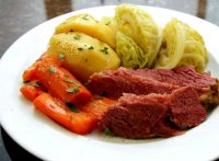 Cabbage and corned beef brisket recipe