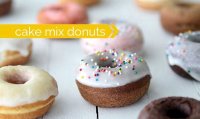 Cake doughnut recipe using cake mix