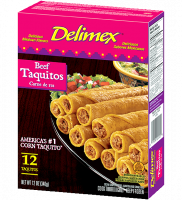 Calories in delimex beef and cheese taquitos recipe