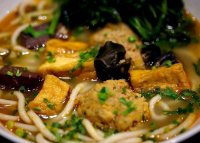 Canh bun rau muong recipe