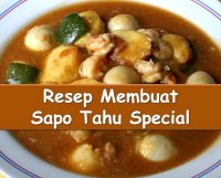 Cara masak sapo tahu recipe