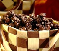 Caramel chocolate covered popcorn recipe