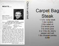Carpetbagger steak recipe mussels pernod