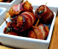 Cheese bacon wrapped tater tots recipe