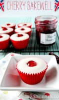 Cherry bakewell tart cupcake recipe