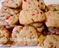 Cherry walnut refrigerator cookies recipe