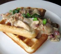 Chicken and waffles recipe with gravy