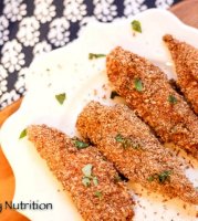 Chicken nugget recipe with flax seed