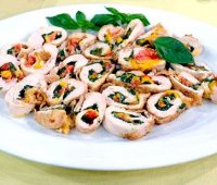 Chicken roulade recipe with spinach and cheese