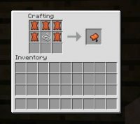 Chiseled stone bricks crafting recipe for saddle