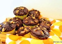 Chocolate and nuts cupcake recipe
