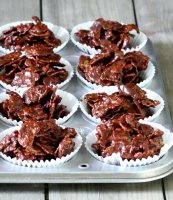 Chocolate cornflake crispy cakes recipe