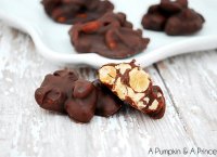 Chocolate nut candy clusters recipe