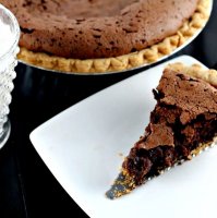 Chocolate pie recipe made with cocoa powder