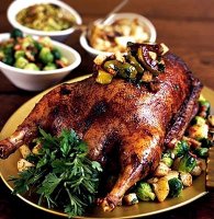 Christmas goose recipe and menu