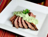 Cilantro pesto recipe for steaks