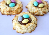 Coconut bird nest cookies recipe