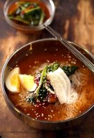 Cold noodle soup recipe fusion