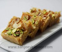 Condensed milk burfi recipe by sanjeev