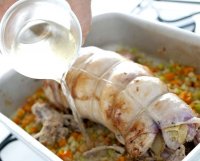 Coniglio ripieno di carciofi recipe