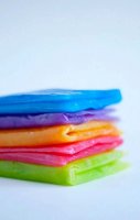 Corn starch plastic recipe card